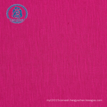 high quality polyester slub fabric for dress